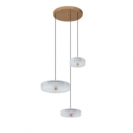 Подвесная светодиодная люстра Arti Lampadari Viro L 1.5.40 G, цоколь LED,  в стиле модерн