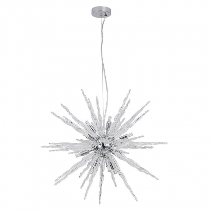 Подвесная люстра Arte Lamp Bella A1066SP-12CC, цвет хром,  в стиле арт-деко