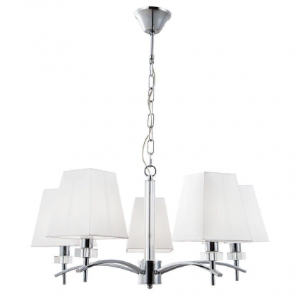 Подвесная люстра Arte Lamp Kensington A4098LM-5CC для спальни площадью до 6.5 кв.м.