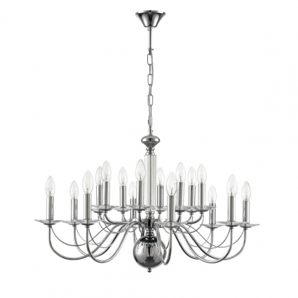 Подвесная люстра Lumion Classi Incanto 8034/16 на площадь до 32 кв.м., цвет хром,  в классическом стиле