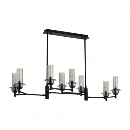Подвесная люстра Lumion Classi Madonna 6555/8C на площадь до 16 кв.м., цвет дымчатый
