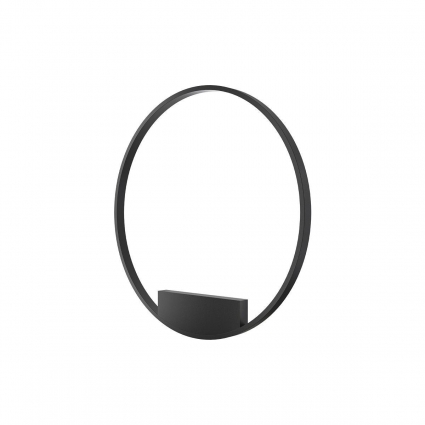Настенный светодиодный светильник Maytoni Rim MOD058WL-L50BK для спальни, цвет черный,  в стиле Хай-тек