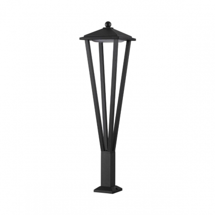 Уличный светодиодный светильник Odeon Light Nature Bearitz 6655/12GL3 на площадь до 5 кв.м., цвет черный