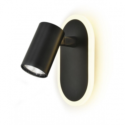 Светодиодный спот Escada Omega 10222/2LED Black на площадь до 4 кв.м., цвет черный,  в современном стиле