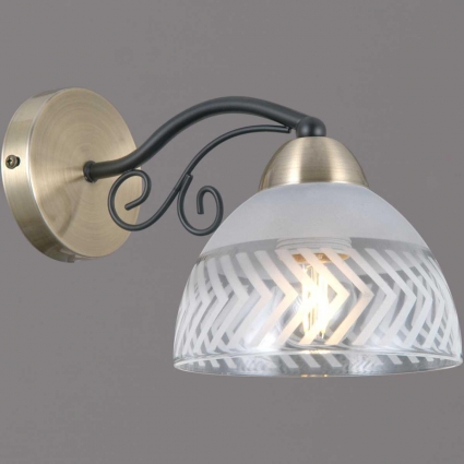 Бра Illumico IL0435-1WSQ-24 BK AB SPICA, цоколь E27