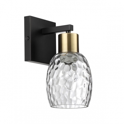 Бра Lumion Moderni Ice 6562/1W на площадь до 4 кв.м., цвет черный,  в стиле модерн