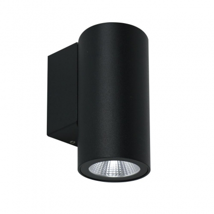 Уличный настенный светодиодный светильник Arte Lamp Torcular A1807AL-1BK на площадь до 1.5 кв.м., цвет черный,  в современном стиле