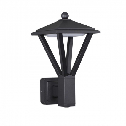 Уличный настенный светодиодный светильник Odeon Light Nature Bearitz 6655/15WL3 на площадь до 4 кв.м., цвет черный