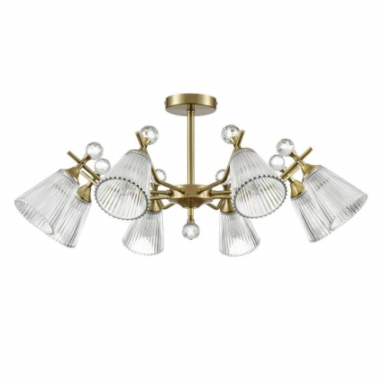 Потолочная люстра Lumion Classi Aurica 8046/8C на площадь до 16 кв.м., цвет латунь,  в стиле модерн
