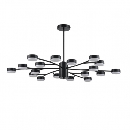 Потолочная люстра Lumion Comfi Torina 8117/18 на площадь до 25 кв.м., цвет черный
