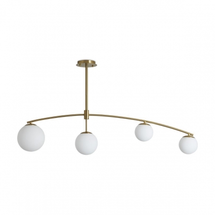 Потолочная люстра Freya Hanger FR5443CL-04BS для кухни, цвет белый,  в стиле модерн