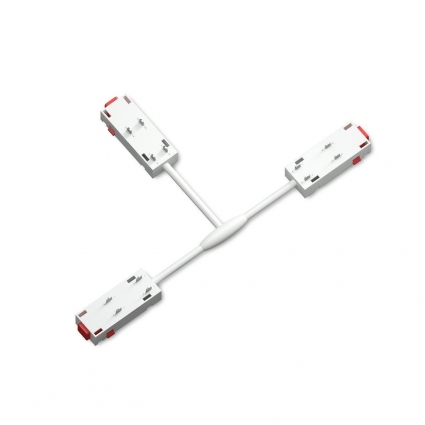 Коннектор питания T-образный Ambrella Light Track System Magnetic 220V GL1113, цвет белый