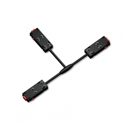 Коннектор питания T-образный Ambrella Light Track System Magnetic 220V GL1114, цвет черный