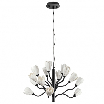 Подвесная люстра Odeon Light Modern Gardi 5090/15 на площадь до 7 кв.м., цвет белый