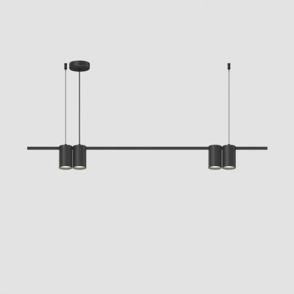 Подвесная люстра Denkirs Orbit DK4061-BK, цвет черный,  в современном стиле