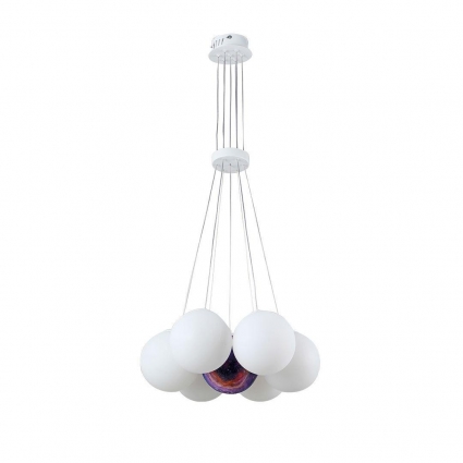 Подвесная люстра Kink Light Алди 08475-7,01 на площадь до 20 кв.м., цвет белый