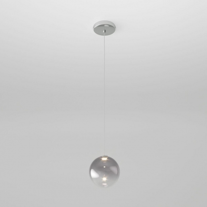 Подвесной светодиодный светильник Eurosvet Wonder 50232/1 Led дымчатый для гостиной площадью до 1 кв.м.,  в современном стиле