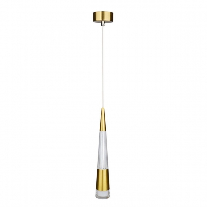 Подвесной светодиодный светильник Arte Lamp Sabik A6576SP-1PB на площадь до 1 кв.м., цвет медь,  в стиле Хай-тек
