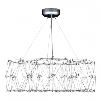 Подвесной светодиодный светильник ST Luce Gravetta SL6602.103.72 на площадь до 25 кв.м., цвет хром,  в стиле арт-деко