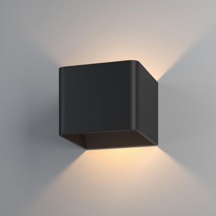 Настенный светодиодный светильник Elektrostandard Corudo Led черный MRL Led 1060 a053071 для прихожей, цвет черный,  в современном стиле
