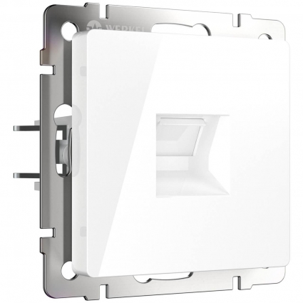 Розетка Werkel Ethernet RJ-45 белая W1181001 4690389155369, цвет белый