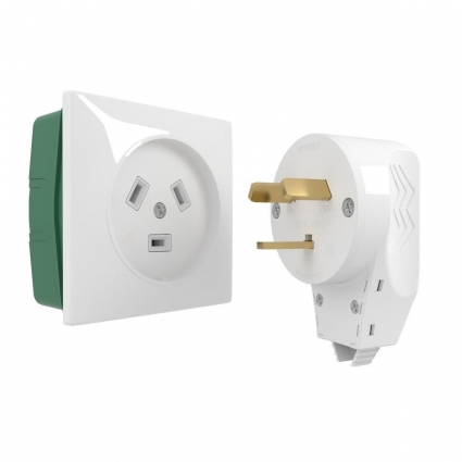 Розетка с вилкой для электроплиты Werkel 250V 32A белый W1189201 4690389170805, цвет белый,  в современном стиле