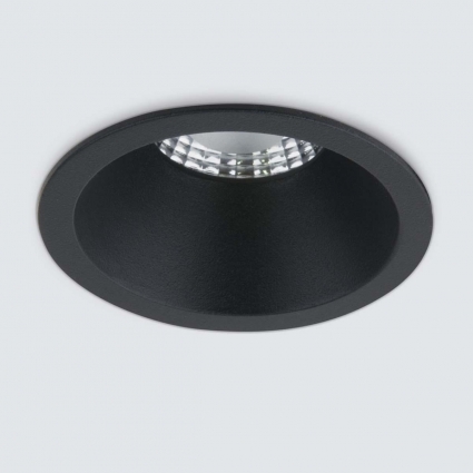 Встраиваемый светодиодный светильник Elektrostandard 15266/LED черный a055719 для магазина площадью до 3 кв.м.,  в современном стиле
