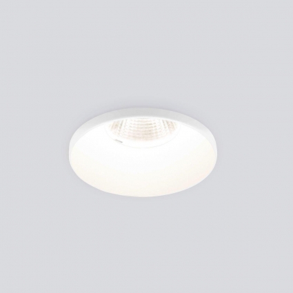Встраиваемый светодиодный светильник Elektrostandard Nuta 25026/Led 7W 4200K WH белый a056780 для гостиной, цвет белый,  в современном стиле
