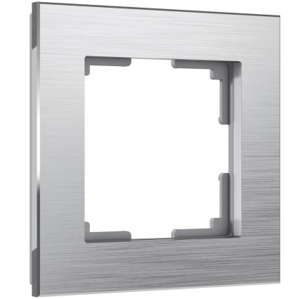 Рамка на 1 пост Werkel Aluminium алюминий W0011706 4690389157974, цвет серый