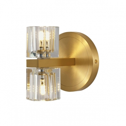 Бра Moderli Brass V11016-2W на площадь до 3 кв.м., цвет латунь