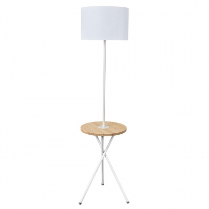 Торшер Arte Lamp Combo A2070PN-1WH на площадь до 2 кв.м., цвет белый