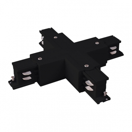 Коннектор X-образный Elektrostandard TRC-1-3-X-BK a039509, цвет черный,  в современном стиле