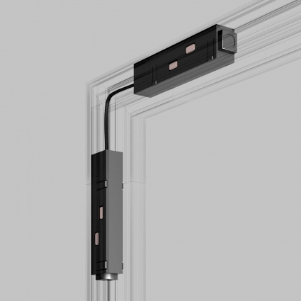 Коннектор гибкий Elektrostandard Slim Magnetic 85099/00 a057214, цвет черный,  в современном стиле