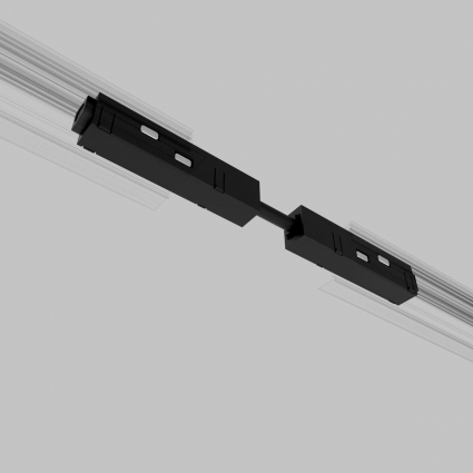 Коннектор прямой Elektrostandard Slim Magnetic 85096/00 a057211, цвет черный,  в современном стиле
