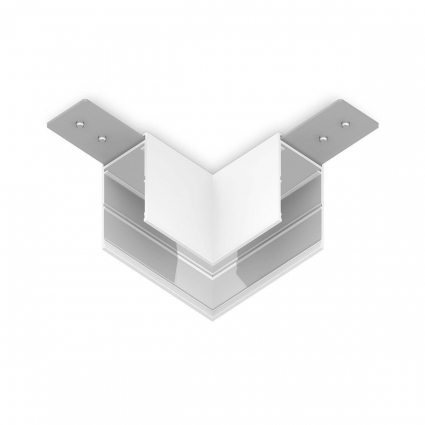 Коннектор L-образный Ambrella Light Track System Magnetic 220V GL1031, цвет белый