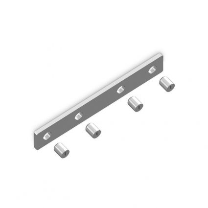 Соединитель прямой Ambrella Light Track System Magnetic 220V GL1071, цвет алюминий