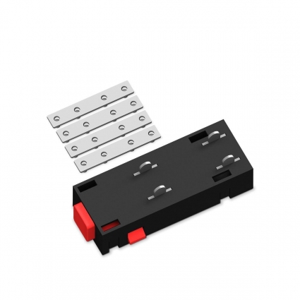 Коннектор питания прямой Ambrella Light Track System Magnetic 220V GL1108, цвет черный