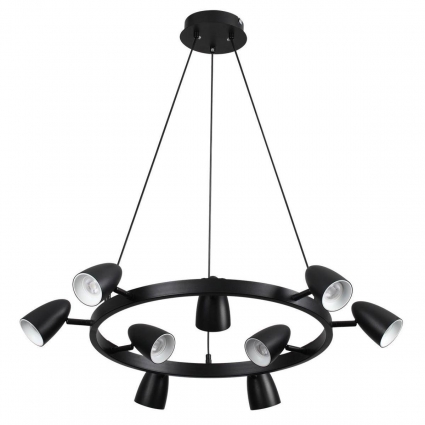 Подвесная люстра Lumion Comfi Ilmina 8237/9 на площадь до 12 кв.м., цвет черный