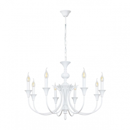 Подвесная люстра Arte Lamp Collinetta A4094LM-8WH, цвет белый