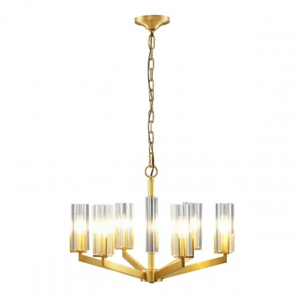 Подвесная люстра Moderli Brass V11074-6P на площадь до 18 кв.м., цвет латунь