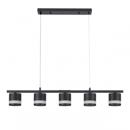 Подвесная люстра Lumion Comfi Lanika 8240/5 на площадь до 7 кв.м., цвет черный