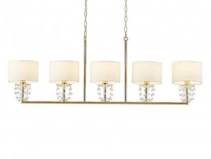 Подвесная люстра Newport Olivia 4365/S new gold М0070358, цвет белый
