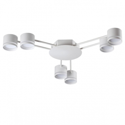 Потолочная люстра Lumion Comfi Gareta 8235/6C на площадь до 12 кв.м., цвет белый
