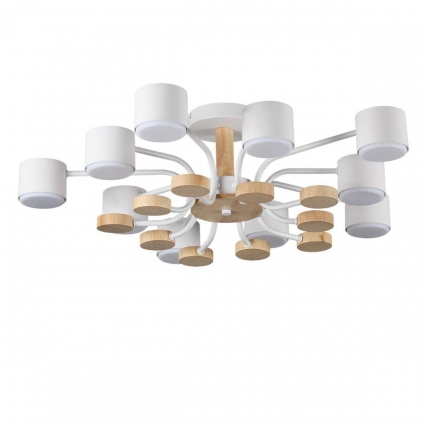 Потолочная люстра Lumion Comfi Rondo 8196/10C на площадь до 18 кв.м., цвет белый