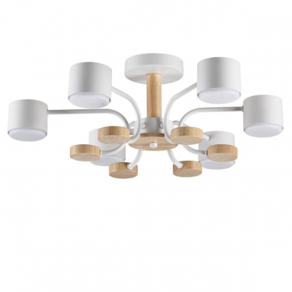 Потолочная люстра Lumion Comfi Rondo 8231/6C на площадь до 10 кв.м., цвет белый