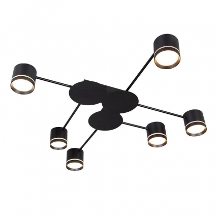 Потолочная люстра Arte Lamp Legacy A8024PL-6BK, цвет черный,  в стиле Хай-тек