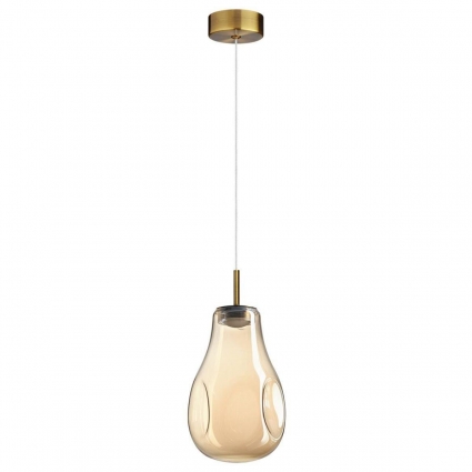 Подвесной светодиодный светильник Odeon Light Pendant Nave 5098/4L на площадь до 1.5 кв.м., цвет желтый,  в стиле Хай-тек
