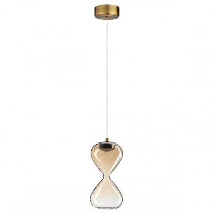 Подвесной светодиодный светильник Odeon Light Pendant Glessi 5093/4LA на площадь до 1.5 кв.м., цвет желтый,  в стиле Хай-тек
