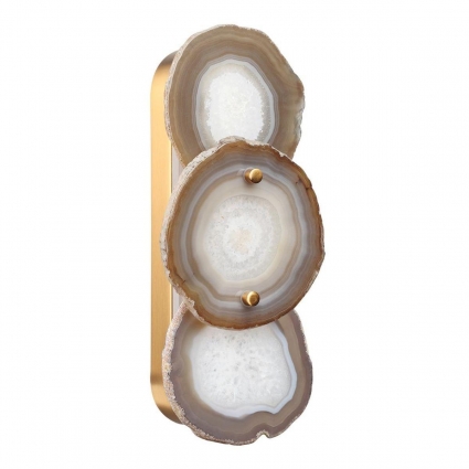 Настенный светодиодный светильник Odeon Light L-Vision Agate 7065/10WLB на площадь до 3 кв.м., цвет бежевый,  в стиле модерн