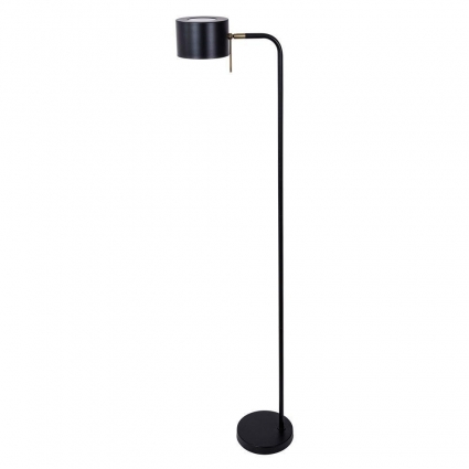 Торшер Arte Lamp Sebastian A7051PN-1BK на площадь до 1 кв.м., цвет черный,  в стиле Хай-тек